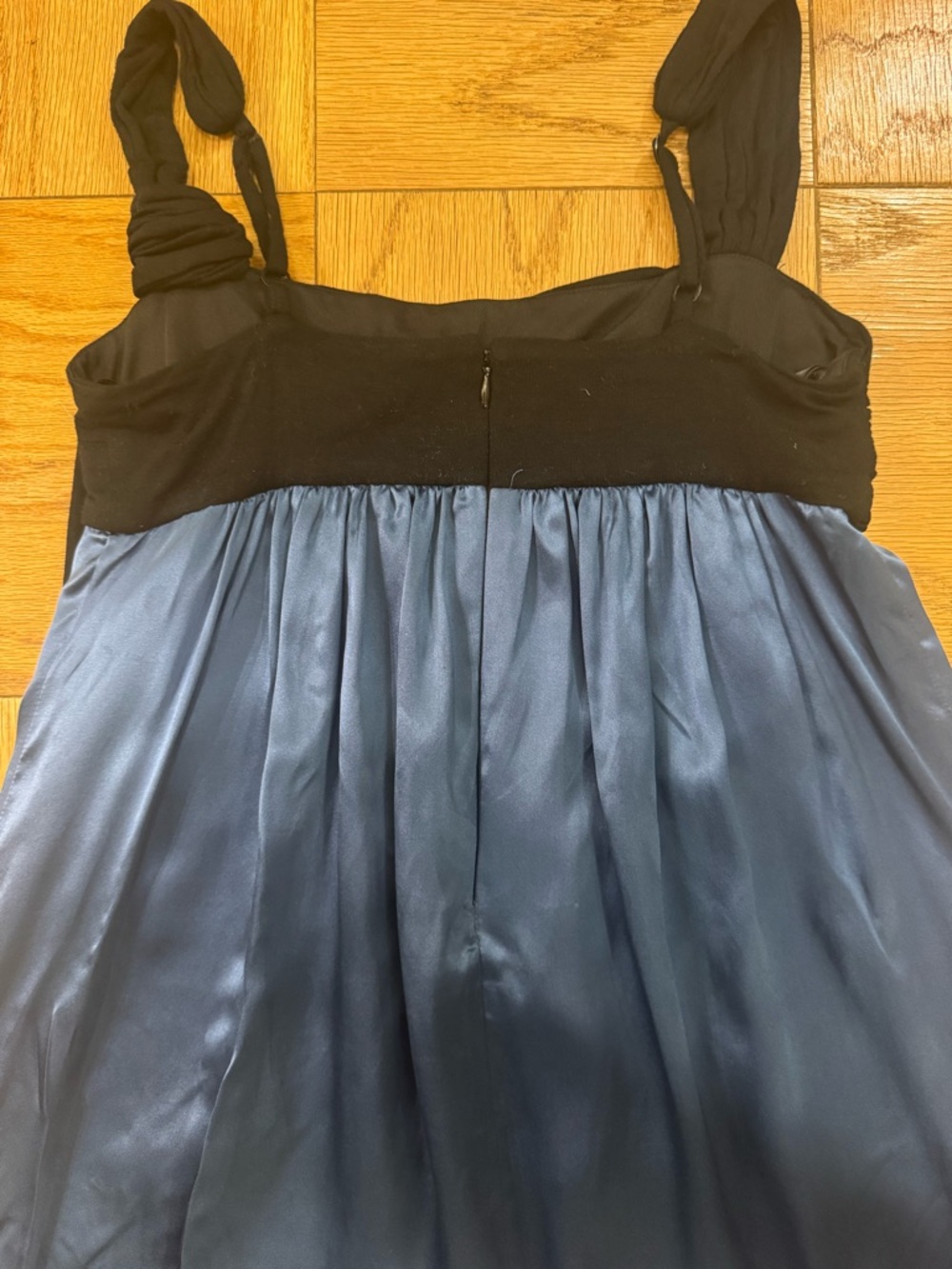 Vintage BCBGMaxAzria Silk Embroidered Dress - Picture 5 of 7
